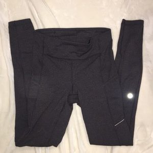 grey herringbone full length lululemon leggings
